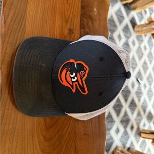 Black and White Baseball Cap with Orioles logo